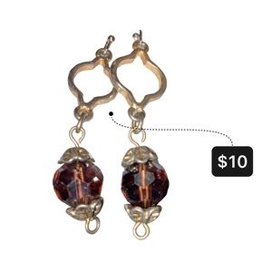 Handmade earrings by Erin Parks